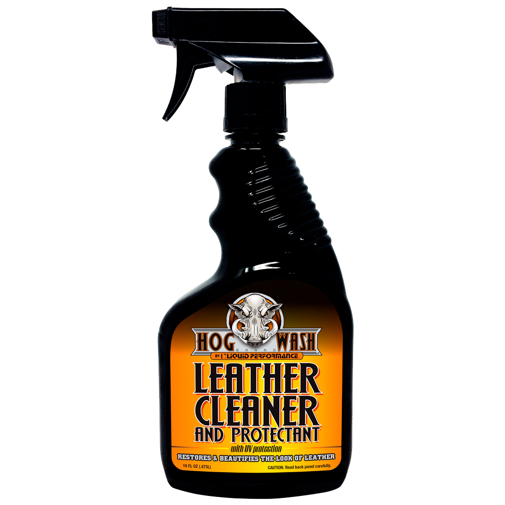 Hog Wash Leather Cleaner & Protectant W/uv Protection 16oz - Harddrive Products