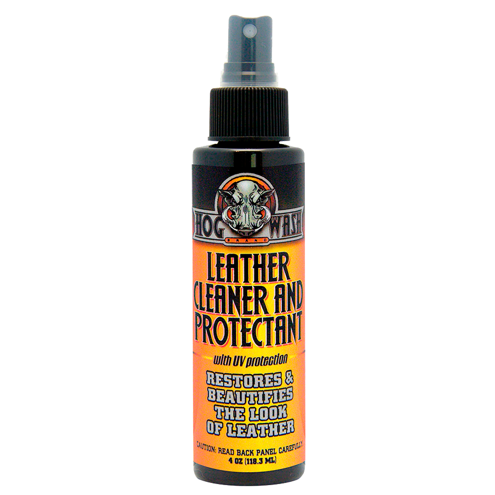 Hog Wash Leather Cleaner & Protectant W/uv Protection 4oz - Harddrive Products