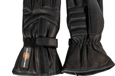 California Heat Leather Gloves 3x - Black / 3X-Large - Apparel Collection