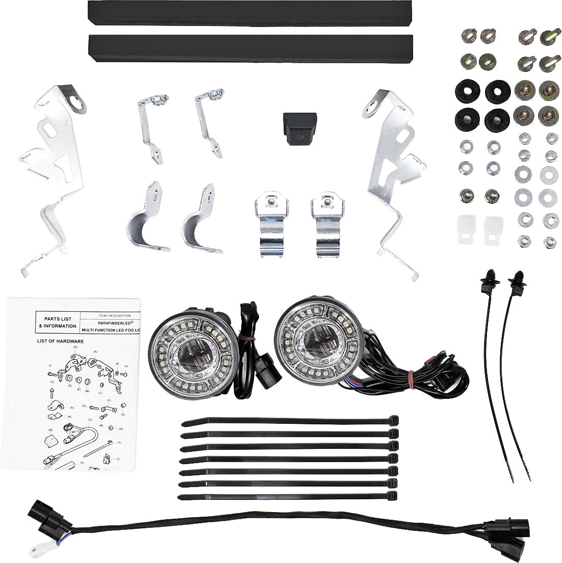 PATHFINDER Led Fog Light Kit Multifunction + Drl Hon