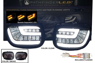 PATHFINDER Led Front Turn Signal Kit Dynamic Sequential Clear