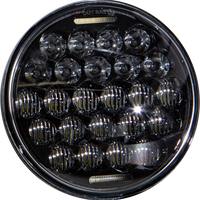 Harddrive Led Headlight 5.75’’ 75w Black 3500/2000 Lumens - Products