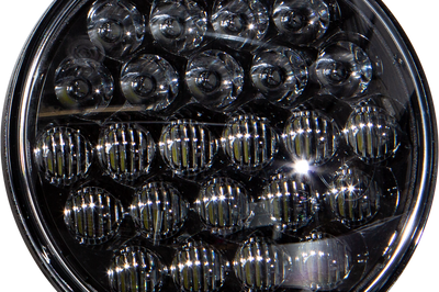 Harddrive Led Headlight 5.75’’ 75w Black 3500/2000 Lumens - Products