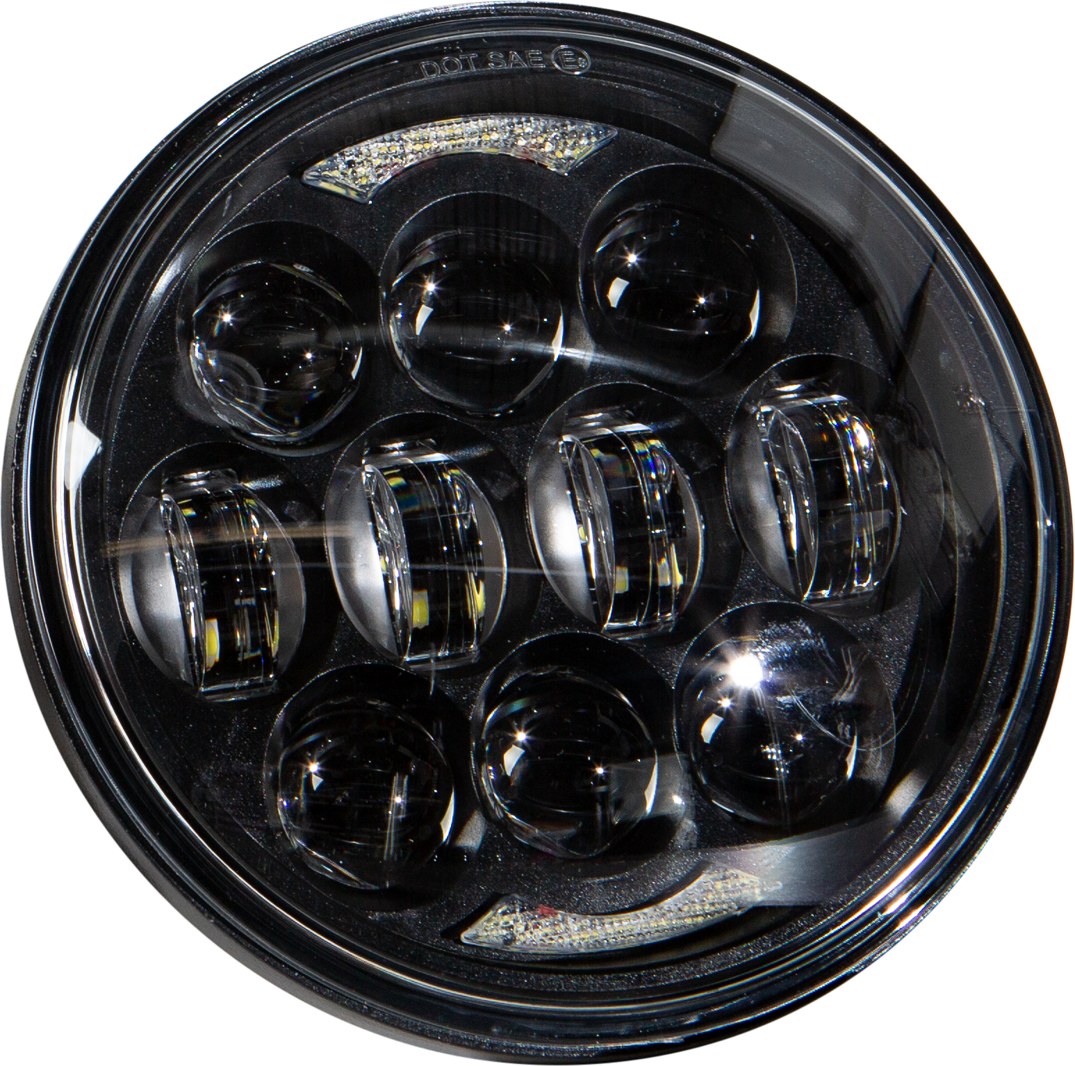 Harddrive Led Headlight 5.75’’ 80w Black 4000/2200 Lumens - Products