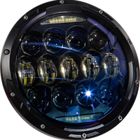 Harddrive Led Headlight 7’’ 90w Black 3500/2400 Lumens - White - Products