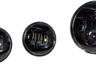 Harddrive Led Headlight/passing Lamp Set Black - Products
