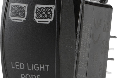Flip Led Light Pods Lighting Switch Pro Series Backlit - Atv Performance Products
