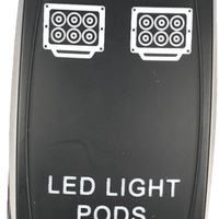 Flip Led Light Pods Lighting Switch Pro Series Backlit - Atv Performance Products