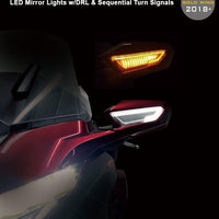 PATHFINDER Led Mirror Lights W/Drl W/Sequential Turn Signals Pr