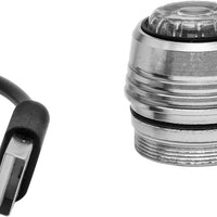 Axia Led Rechargeable Dome Light Silver - Black - Atv Performance Products