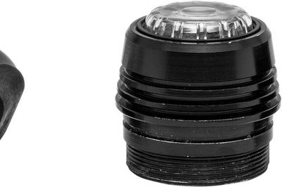 Axia Led Rechargeable Dome Light Silver - Black - Atv Performance Products