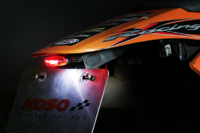 Koso Led Taillight Red Lens - Street Collection