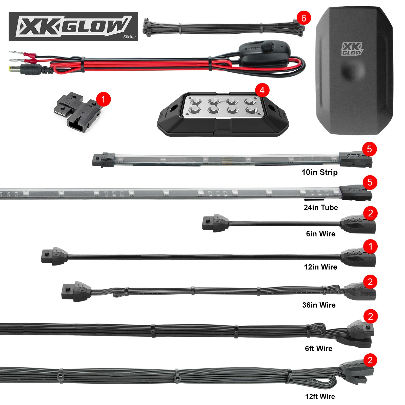 Xk Glow Led Underglow Standard Kit Pol - Street Collection