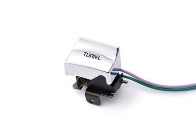 HARDDRIVE Left Turn Signal Switch Assy Chrome 82 95 - Switches