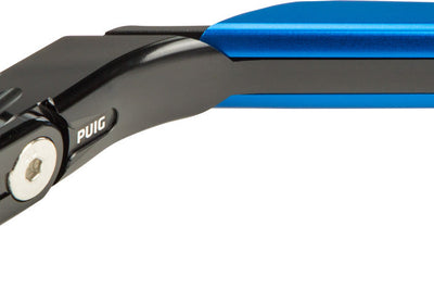 Puig Lever Clutch Extendable/foldable Silver - Blue - Street Collection