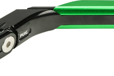 Puig Lever Clutch Extendable/foldable Silver - Green - Street Collection