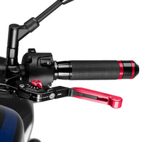 Puig Lever Clutch Extendable/foldable Silver - Blue - Street Collection