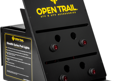 Open Trail Light Display For Pod And Bar Lights - Black - Atv Performance Products