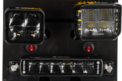 Open Trail Light Display For Pod And Bar Lights - Black - Atv Performance Products