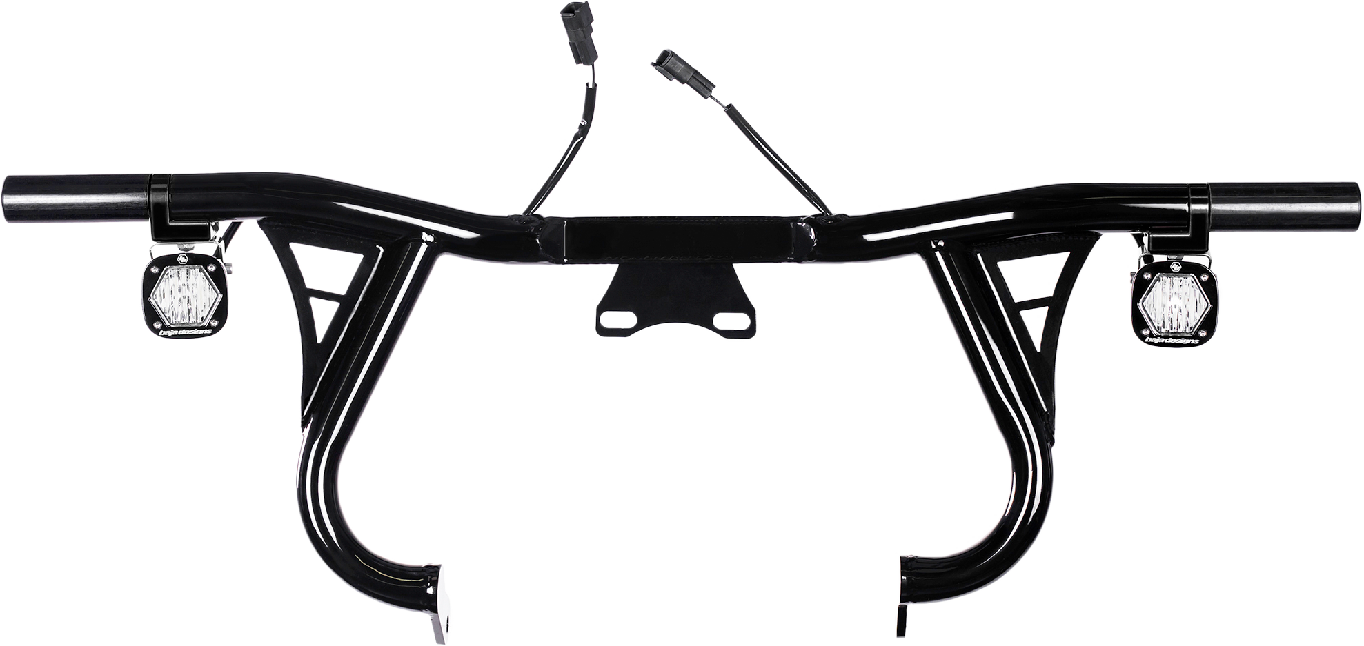 SANTORO FABWORX Lightbar Crashbar Black `17 23 Non Cvo - Featured