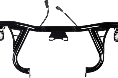 SANTORO FABWORX Lightbar Crashbar Black `17 23 Non Cvo - Featured