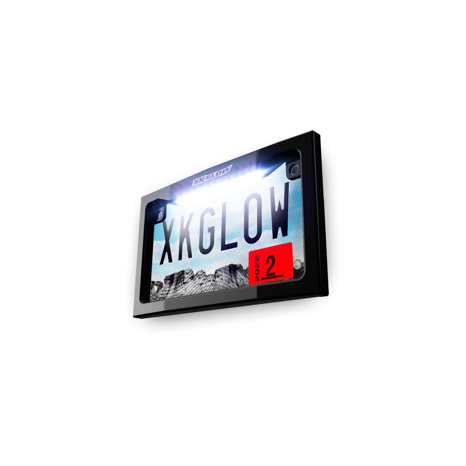 Xk Glow Lighted License Plate Frame Black - Offroad Collection