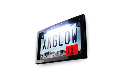 Xk Glow Lighted License Plate Frame Black - Offroad Collection