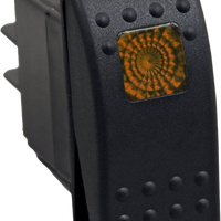 Open Trail Lighted Rocker 3 Position Switch Blue - Red - Atv Performance Products