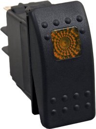 Open Trail Lighted Rocker 3 Position Switch Blue - Amber - Atv Performance Products