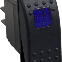 Open Trail Lighted Rocker 3 Position Switch Blue - Red - Atv Performance Products