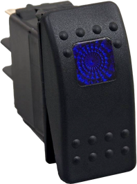 Open Trail Lighted Rocker 3 Position Switch Blue - Atv Performance Products