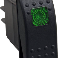 Open Trail Lighted Rocker 3 Position Switch Blue - Red - Atv Performance Products