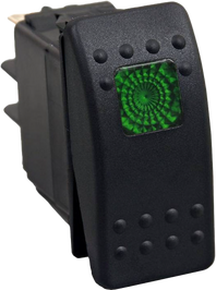 Open Trail Lighted Rocker 3 Position Switch Blue - Green - Atv Performance Products