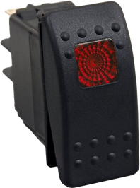 Open Trail Lighted Rocker 3 Position Switch Blue - Red - Atv Performance Products