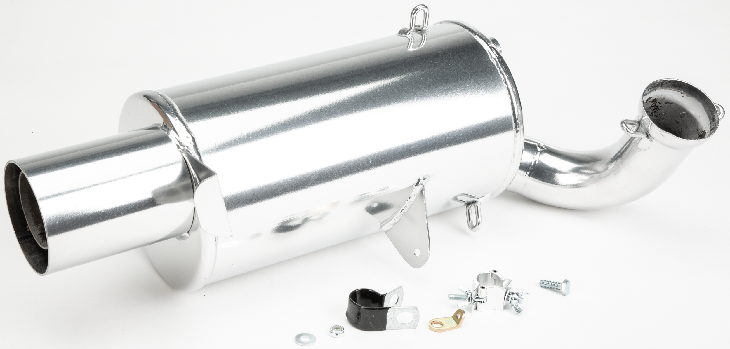 Straightline Lightweight Muffler Ceramic Pol - Snowmobile Collection