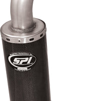 Straightline Lightweight Silencer Carbon Fiber - Snowmobile Collection
