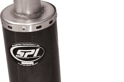 Straightline Lightweight Silencer Carbon Fiber - Snowmobile Collection