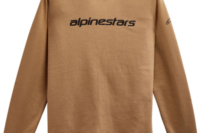 Alpinestars Linear Crew Fleece Sand/black Xl - Sand/Black / 2X-Large - Apparel Collection
