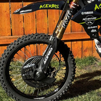 ACERBIS Linear Front Disc Cover Hon/Kaw/Sher/Yam Blk
