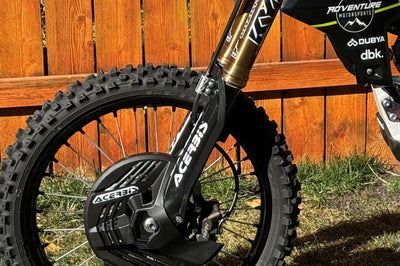 ACERBIS Linear Front Disc Cover Hon/Kaw/Sher/Yam Blk