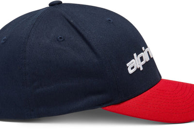 Alpinestars Linear Hat Navy/red Sm/md - Bicycle Collection