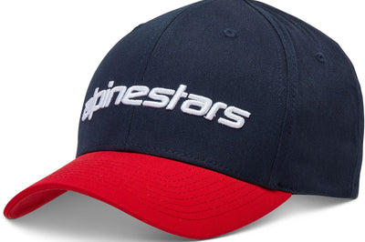 Alpinestars Linear Hat Navy/red Sm/md - Bicycle Collection
