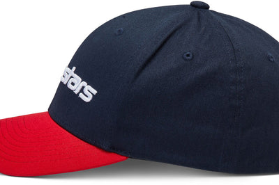 Alpinestars Linear Hat Navy/red Sm/md - Bicycle Collection