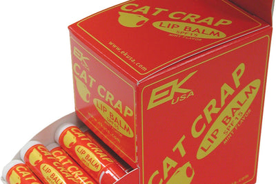 Cat Crap Lip Balm 0.15oz 48/pk Display - Watercraft Collection
