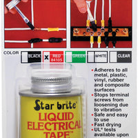 Star Brite Liquid Electrical Tape Red 1 Oz - Black - Watercraft Collection