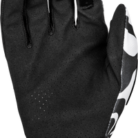 Fly Racing Lite Gloves Abyss White/black Xs - White/Black / 2X-Large