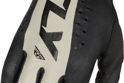 Fly Racing Lite Gloves White/black Xs - Black/Grey / 2X-Large