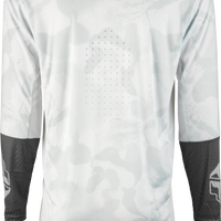 Fly Racing Lite L.e. Stealth Jersey White/grey Xl - White/Grey / 2X-Large
