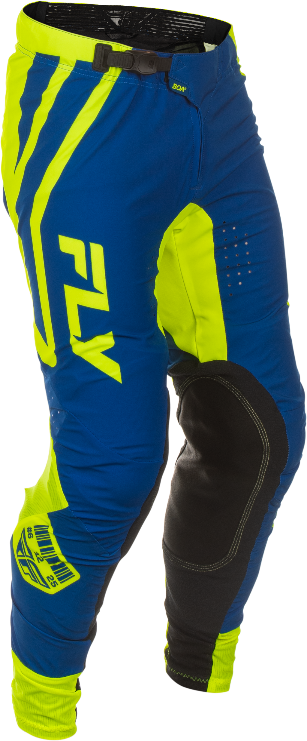 FLY RACING Lite Lancer Pants Ca/Ny Navy/Hi Vis Sz 36