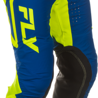 FLY RACING Lite Lancer Pants Ca/Ny Navy/Hi Vis Sz 38